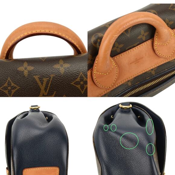 💎✨BEAUTIFUL✨💎Authentic Louis Vuitton Eden MM Monogram Navy Leather - Picture 5 of 9
